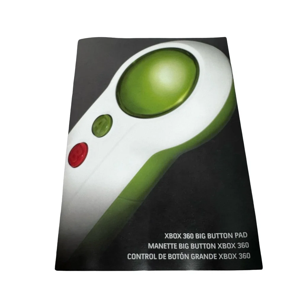 Microsoft Xbox 360 Big Button Pad Controllers Set of 4 with Receiver and Manual